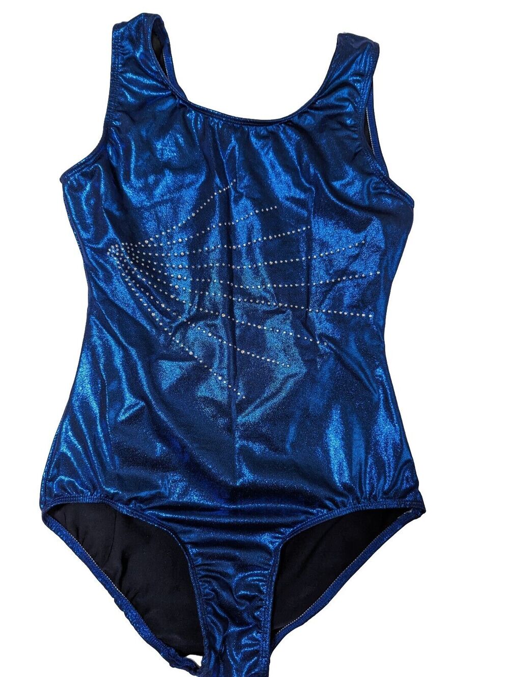 ZKQL Girls leotard Small Rhinestones Bust 30" And Hips 28" Unstretched preowned